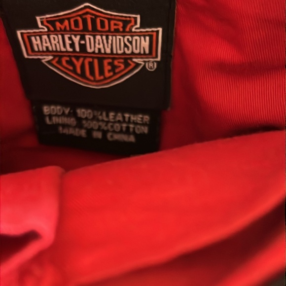 Harley Davidson Leather Purse Like New - Picture 5 of 8